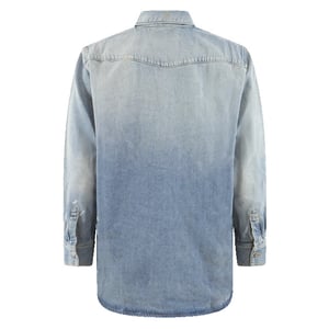 Karty distressed denim overshirt