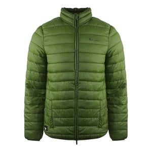 Aquascutum Heren Logo Gevoerde Jasje (Legergroen)
