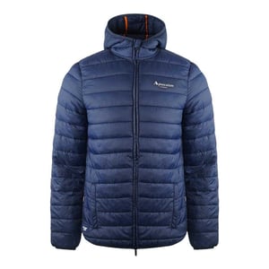Aquascutum Gewatteerd logo-jack heren Londen (Marineblauw)