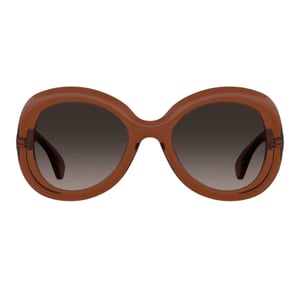 Moschino Zonnebril met rond montuur voor dames/dames (Rood)