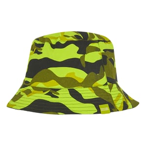 Regatta Kinder/Kinder Camouflage Omkeerbare Emmer Hoed (Grenoble groen/Nefriet groen)