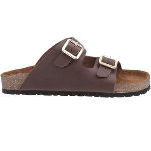 Cotswold Dames Lushill Leren Muilezelsandalen (Bruin)