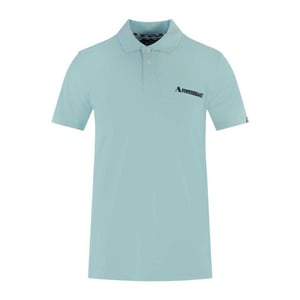 Aquascutum Unisex Volwassen Gecodeerde Logo Polo Shirt (Lichtblauw)