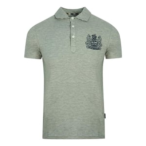 Aquascutum Unisex Volwassen Aldis Borstlogo Polo Shirt (Grijs)