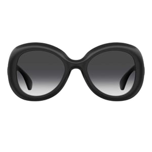 Moschino Zonnebril met rond montuur voor dames/dames (Zwart)