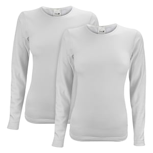 2-Pack Dames Thermoshirt met Lange Mouwen voor de Winter