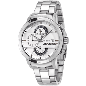 Maserati R8873619004 Ingegno Chronograaf herenhorloge met witte wijzerplaat