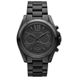 Elegante Michael Kors MK5550 Dameshorloge - Zwart Roestvrij Staal