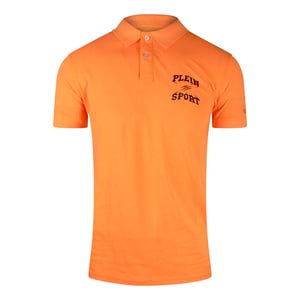 Plein Sport Bold Logo Oranje Poloshirt