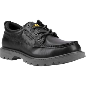 CAT Lifestyle Colorado Moc Toe Lage Leren Heren Zwarte Veterschoenen