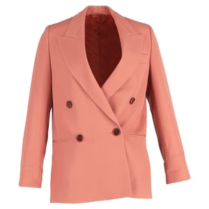 Acne Studios Dubbelzijdige Blazer in Koraalwol