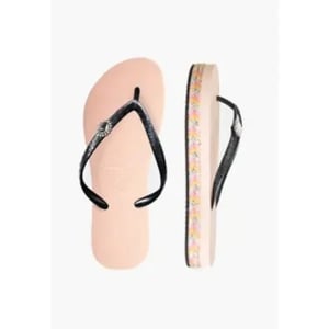 Raffia Switch Flip Flop zand