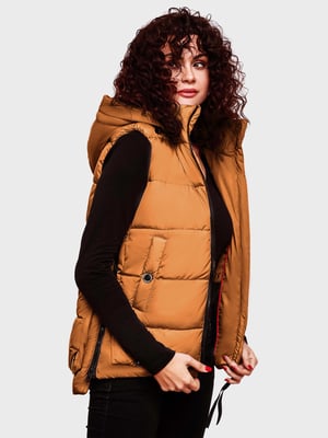 Marikoo dames gewatteerd vest – Zarinaa, licht met afneembare capuchon