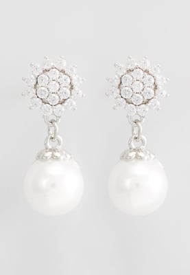 US Polo Assn Jewellery Soleil Rhodium Oorbellen
