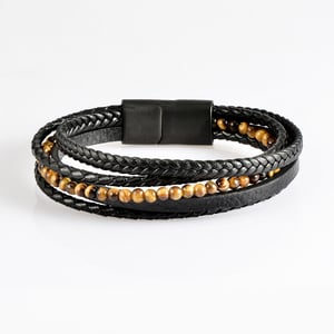 US Polo Assn Jewellery Brandon Zwarte Armband
