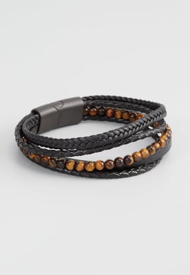 US Polo Assn Jewellery Brandon Zwarte Armband