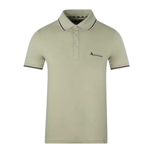 Aquascutum Unisex Logo Polo voor volwassenen (Beige)
