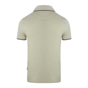 Aquascutum Unisex Logo Polo voor volwassenen (Beige)