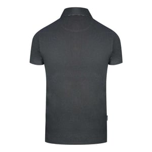 Aquascutum Unisex Logo poloshirt voor volwassenen (Zwart)