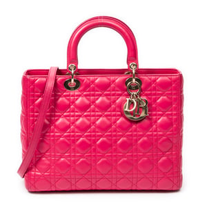 Large Lady Dior Zip  Schoudertas