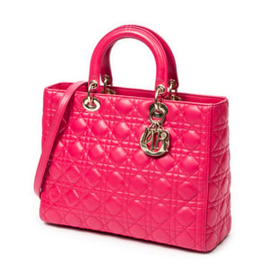 Large Lady Dior Zip  Schoudertas
