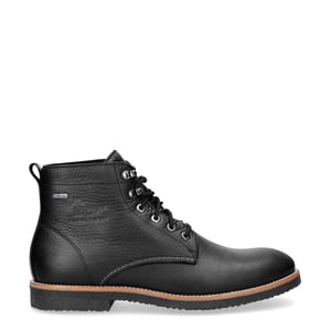 Panama Jack Heren Glasgow GTX C3 Zwarte Waterdichte Leren Enkellaarsjes