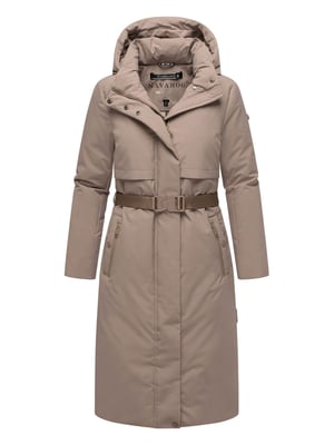 Navahoo dames winterparka WALDBUMMLER – weerbestendig & stijlvol met tailleceintuur