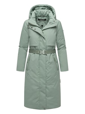 Navahoo dames winterparka WALDBUMMLER – weerbestendig & stijlvol met tailleceintuur