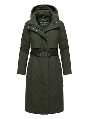 Navahoo dames winterparka WALDBUMMLER – weerbestendig & stijlvol met tailleceintuur
