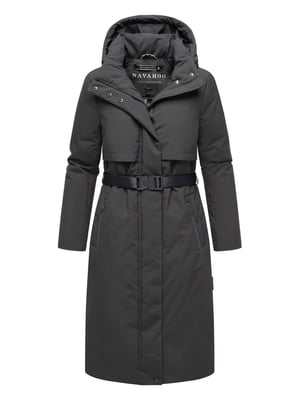 Navahoo dames winterparka WALDBUMMLER – weerbestendig & stijlvol met tailleceintuur