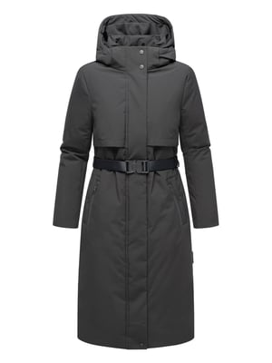 Navahoo dames winterparka WALDBUMMLER – weerbestendig & stijlvol met tailleceintuur