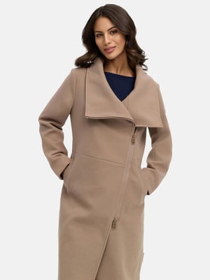 Navahoo Samtrose dames overgangsmantel met opstaande kraag – elegant & modern