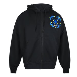Off-white Hammer Skate Zip Hoodie Zwart