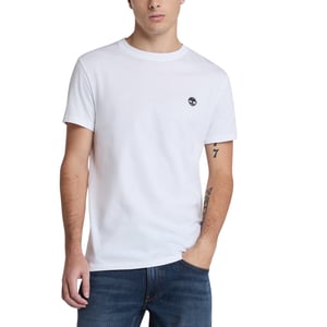 Timberland Heren T-Shirts Klassiek Logo Zomer Ronde Hals Dunstan River Tops Nieuw