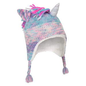 Mountain Warehouse Kinder/Kinder Unicorn Bomber Hat (Blauw/roze)