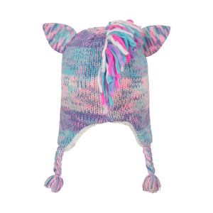 Mountain Warehouse Kinder/Kinder Unicorn Bomber Hat (Blauw/roze)