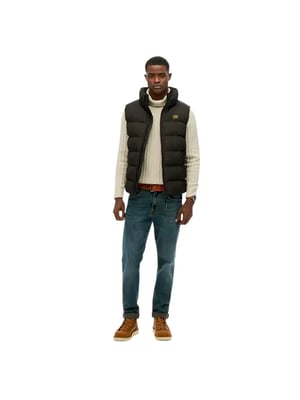 Superdry Essential mouwloze gewatteerde jas voor heren