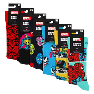 6-Pak Spider-Man Sokken Bundle Novelty Sokken | Cadeau Idee