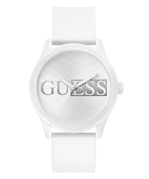 Guess Reputation Heren Witte Horloge GW0780G1