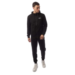 Heren Emporio Armani EA7 Core Identity Trainingspak met rits in zwart