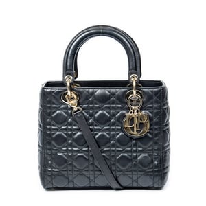 Medium Lady Dior Zip  Schoudertas
