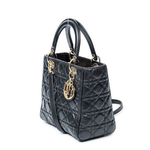 Medium Lady Dior Zip  Schoudertas
