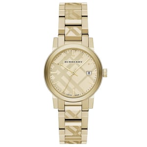 Burberry BU9145 The City Elegant Goudkleurig Dameshorloge