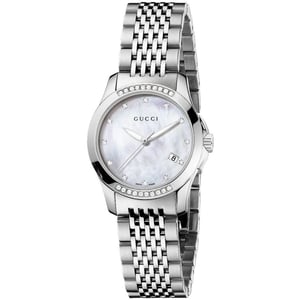Gucci YA126510 G-Timeless Parelmoer Vrouwenhorloge