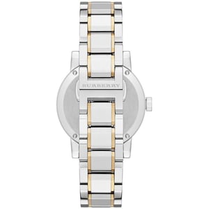Burberry Dames Tweekleurig Stadshorloge BU9115 - Elegant Timepiece