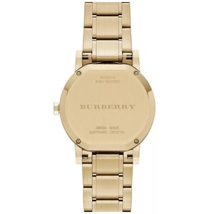 Burberry BU9033 The City Geelgoud Unisex horloge - Zwitsers luxe horloge