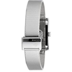 Gucci G-frame dameshorloge YA147401 - Elegant zilver horloge