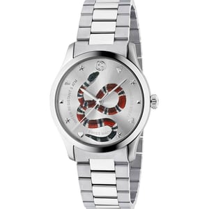 Gucci G-Timeless YA1264076 Herenhorloge - Elegant roestvrij stalen ontwerp