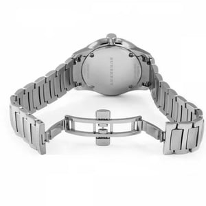 Burberry BU10004 herenhorloge van zilver roestvrij staal