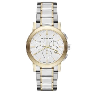 Burberry Unisex Tweekleurig Chronograaf Horloge BU9751